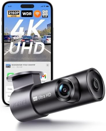 Front 4K camera with voice control