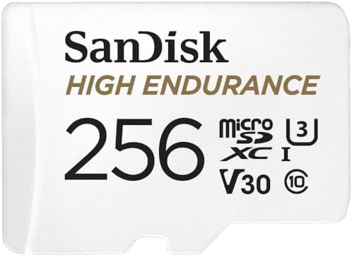 High endurance 256GB microSD card