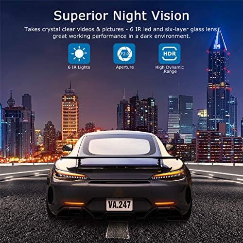 Dual dash camera with wide angle lens — photo 3