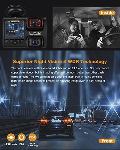 Dual channel front and inside dash camera — photo 3