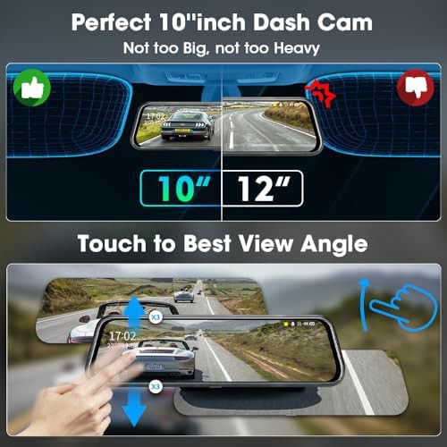 Ten inch mirror camera with memory card — photo 3