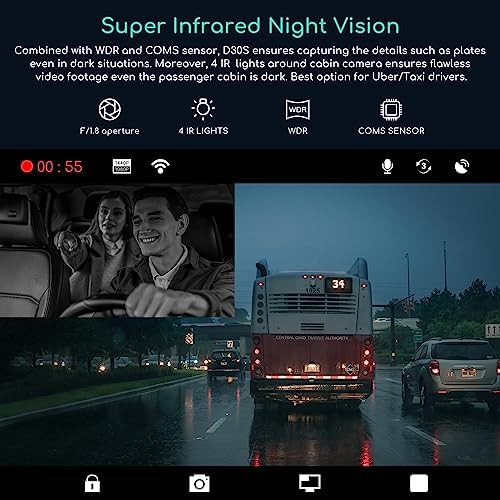 Infrared night vision dual car camera — photo 4
