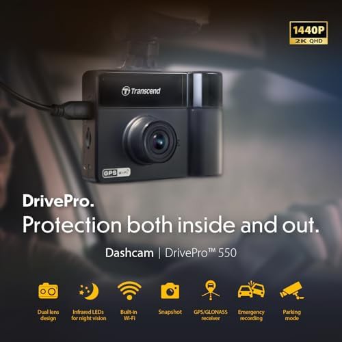 Dual lens car camera with 64GB card — photo 3