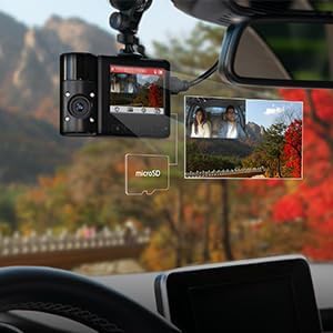Dual lens car camera with 64GB card — photo 5