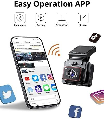 Front only 4K dash camera with GPS — photo 4