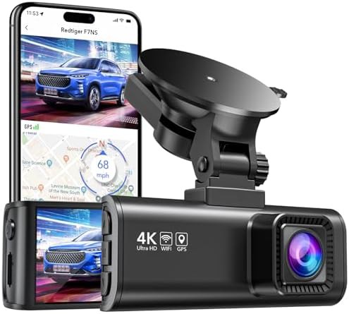 Front only 4k wide angle dashboard camera