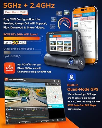 Three channel dash cam with touch screen — photo 5