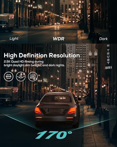 Front dash cam with 3 in display — photo 3