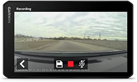 RV navigator with integrated dash camera