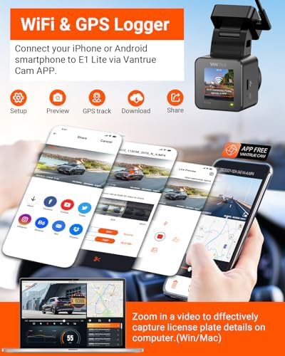 Compact 1080p dash cam with gps — photo 4