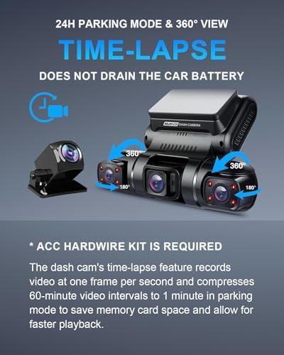 Four channel dash cam with 128GB card — photo 5