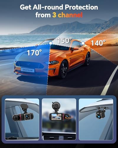 Triple lens 1080p full HD car recorder — photo 3