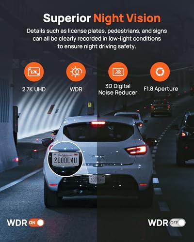 Dual 2.7k dash cam with adas — photo 4