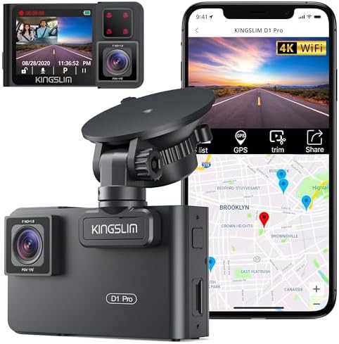 Deep grey 4K front and inside camera