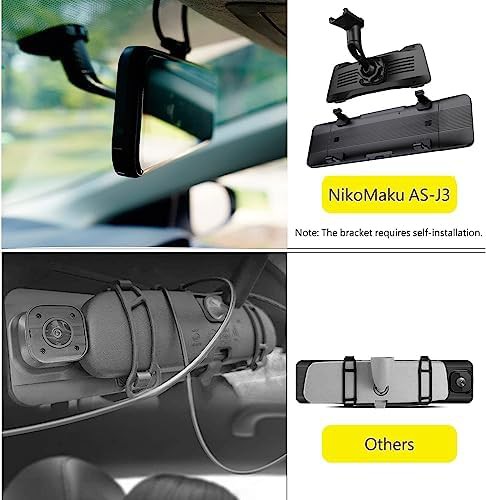 Mirror dash cam with detached front camera — photo 3