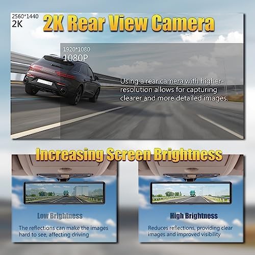 Mirror dash cam with detached front camera — photo 5