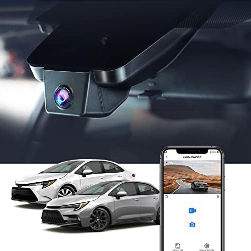 Toyota Corolla sedan and hybrid camera