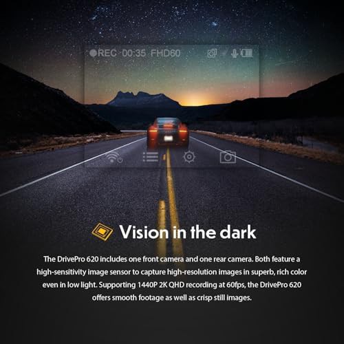 Dual camera dashcam with night vision — photo 4