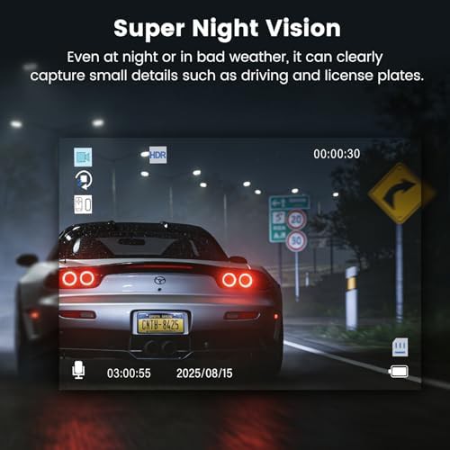 Two channel dash cam with dual recording — photo 3