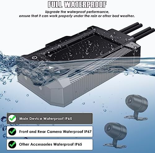 Waterproof motorcycle dual camera with GPS — photo 3
