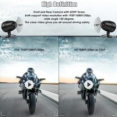 Waterproof motorcycle dual camera with GPS — photo 4