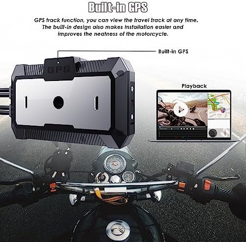 Waterproof motorcycle dual camera with GPS — photo 5