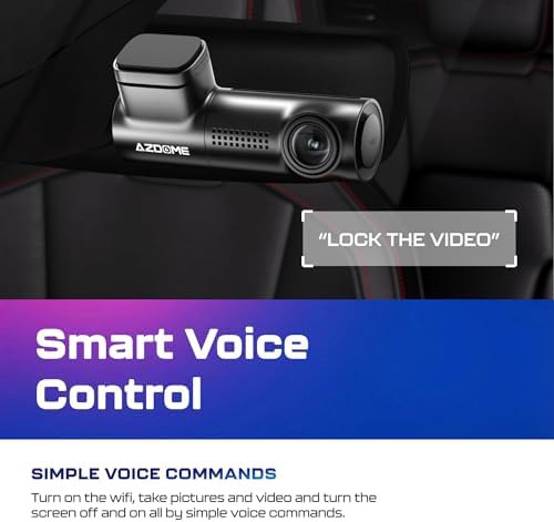Mini hidden front dash cam with voice control — photo 5