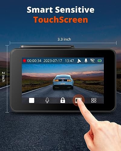 Touchscreen 4K dual camera with 32GB card — photo 4