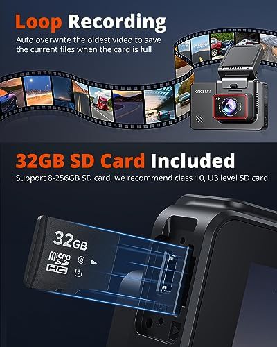 Touchscreen 4K dual camera with 32GB card — photo 5