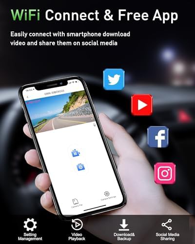 Dual channel 4K dash cam with WiFi — photo 3
