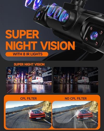 Four channel 5GHz WiFi 3K dash cam — photo 4