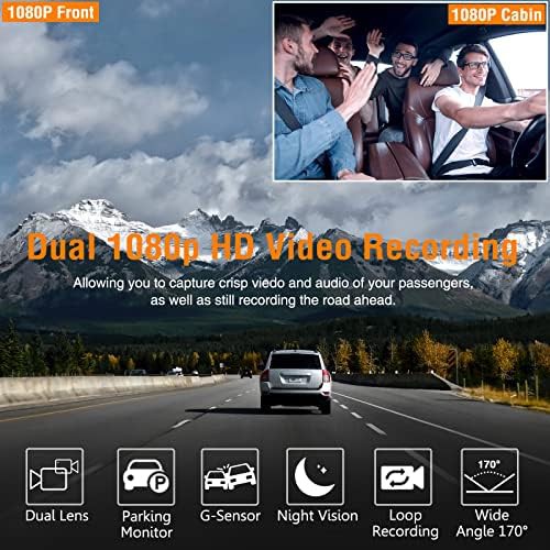 Dual channel dash cam with internal lens — photo 3