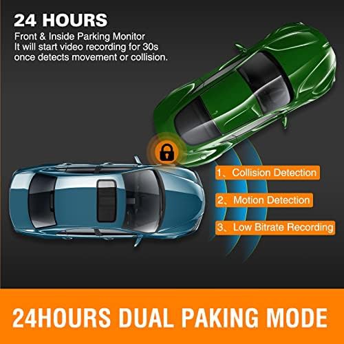 Dual channel dash cam with internal lens — photo 5
