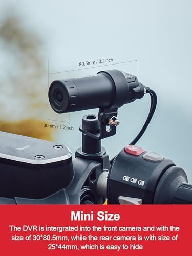 Waterproof dual channel motorcycle camera — photo 3