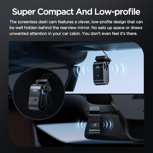 Mini dash camera with voice control and card — photo 3