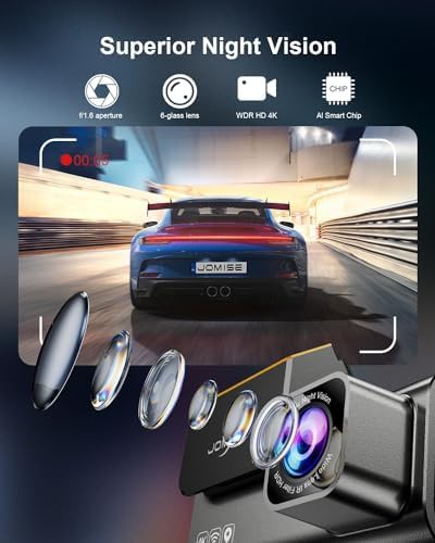 Dual channel 4K dash cam with touch screen — photo 4
