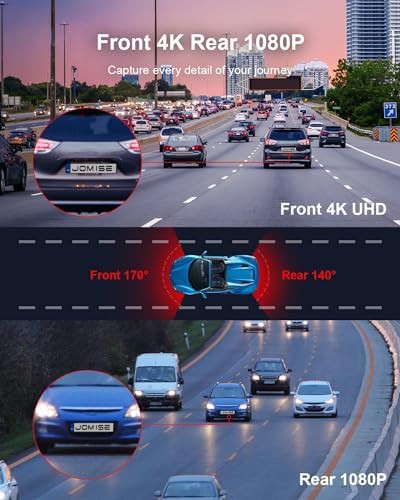 Dual channel 4K dash cam with touch screen — photo 5