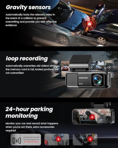 Front 4K dash cam with IPS screen — photo 5