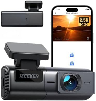 Mini WiFi dash cam with 32GB card