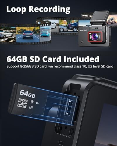 Touchscreen 4K dual cam with 64GB card — photo 5