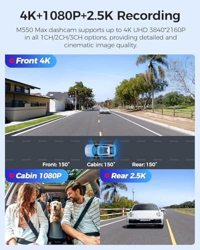 Three channel dash cam with dual starvis sensors — photo 3