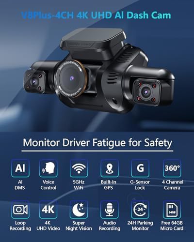 Four channel 4K 360 degree dash cam — photo 3