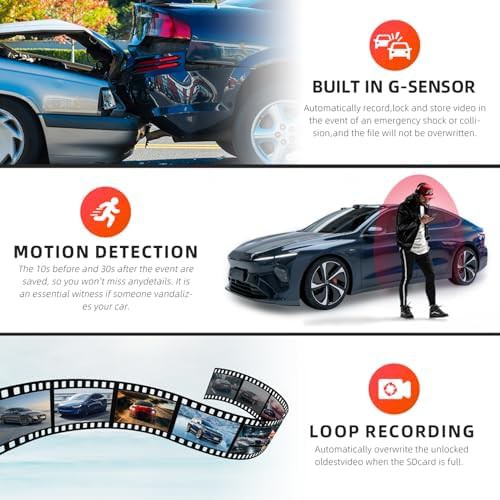 Four channel mirror dash cam 12 in — photo 4