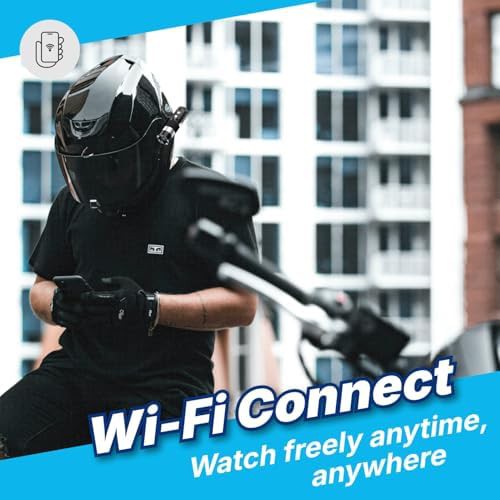Motorcycle helmet 4k action camera — photo 4