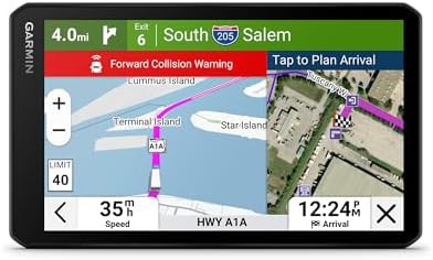 Truck navigator with built-in dash camera