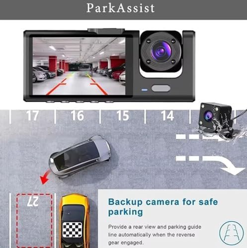 Three channel black vehicle video recorder — photo 4