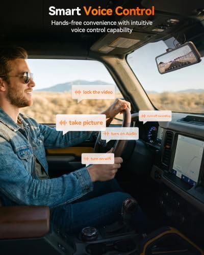 Pro mirror dash cam with 8mp sensor — photo 5
