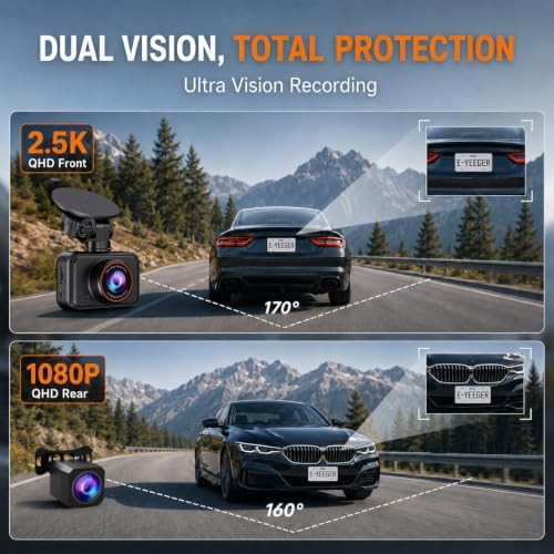 Dual channel front and rear camera with screen — photo 3