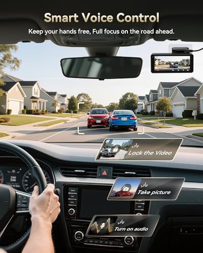 Dual 4K dash cam with internal storage — photo 5