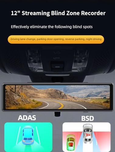 Panoramic four channel mirror dash cam — photo 3